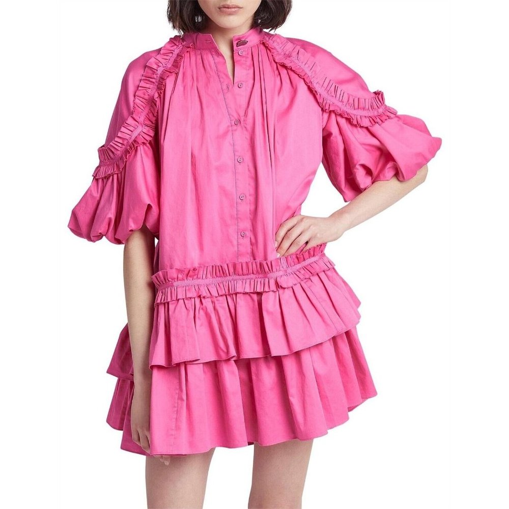 Aje Heritage Mini Dress - Size AU 8 / US 4 Pink - Picture 1 of 13